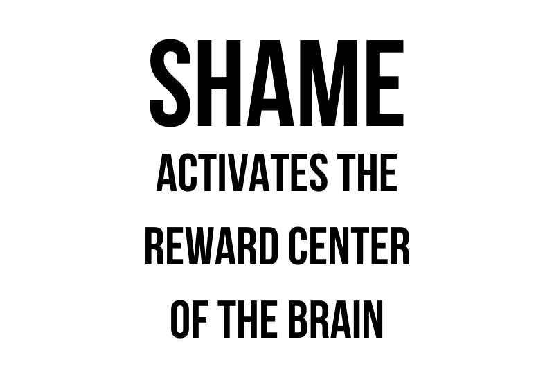 text shame activates the reward centers of the brain